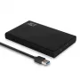 Išorinis dėklas 2.5 inch SATA kietajam diskui arba SSD ACT AC1215 be varžtų, USB 3.2 Gen1