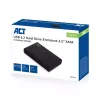 Išorinis dėklas 2.5 inch SATA kietajam diskui arba SSD ACT AC1215 be varžtų, USB 3.2 Gen1