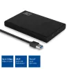 Išorinis dėklas 2.5 inch SATA kietajam diskui arba SSD ACT AC1215 be varžtų, USB 3.2 Gen1