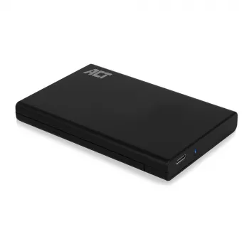 Išorinis HDD/SSD dėklas ACT AC1225 2,5 colio SATA USB-C 3.2 Gen2 juodas
