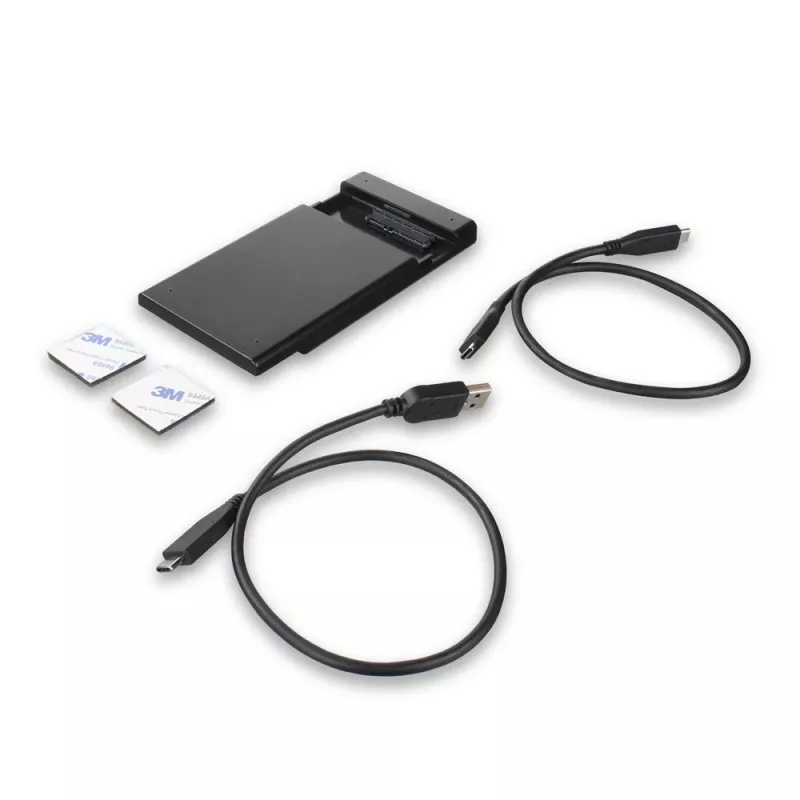 Išorinis HDD/SSD dėklas ACT AC1225 2,5 colio SATA USB-C 3.2 Gen2 juodas