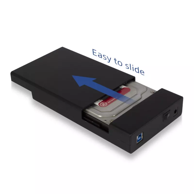 Išorinis HDD/SSD dėklas ACT AC1405 3,5 colio SATA USB 3.2 Gen1 juodas