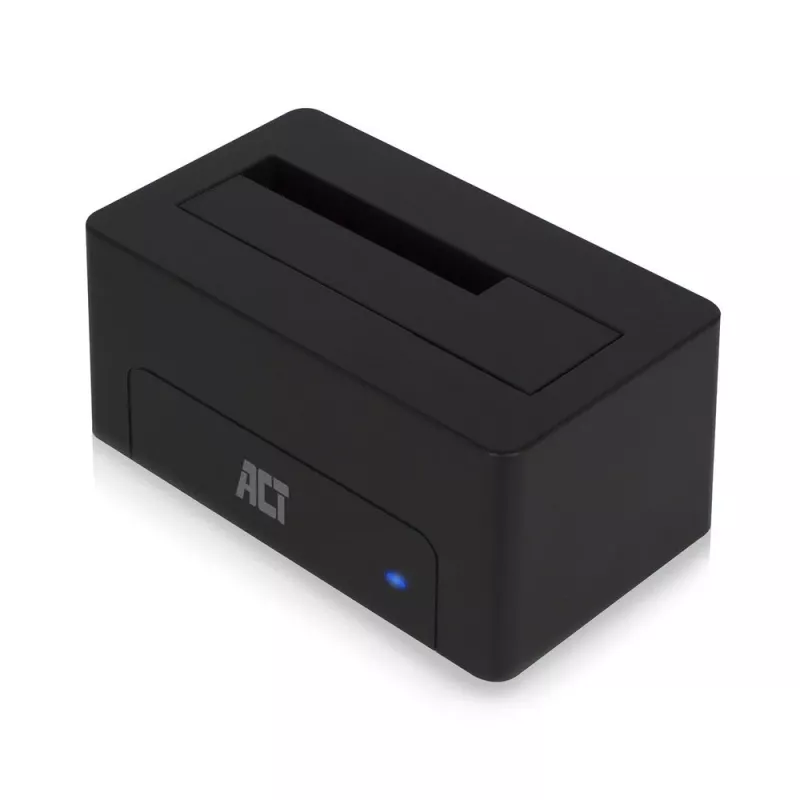 ACT 2,5 colio / 3,5 colio SATA kietojo disko / SSD dokavimo stotelė USB 3.2 Gen1 juoda
