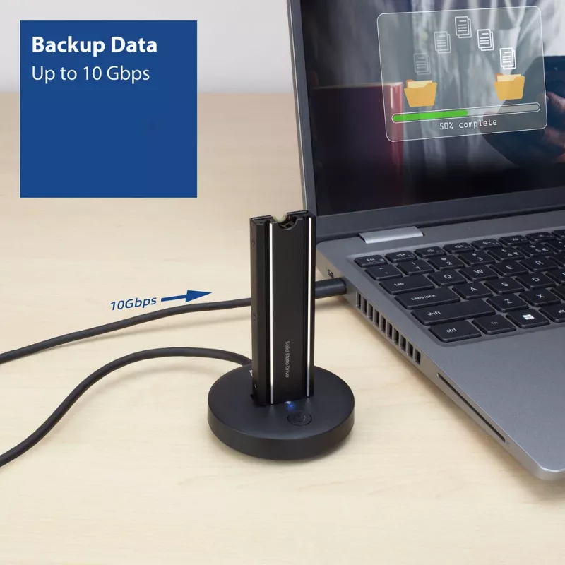 ACT M.2 NVMe/PCIe SSD dokavimo stotelė USB-C 3.2 Gen2 juoda