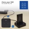 ACT AC1502 M.2 NVMe/PCIe dvigubų SSD dokų klonavimo stotelė, USB-C 3.2 Gen2