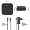 ACT AC1502 M.2 NVMe/PCIe dvigubų SSD dokų klonavimo stotelė, USB-C 3.2 Gen2