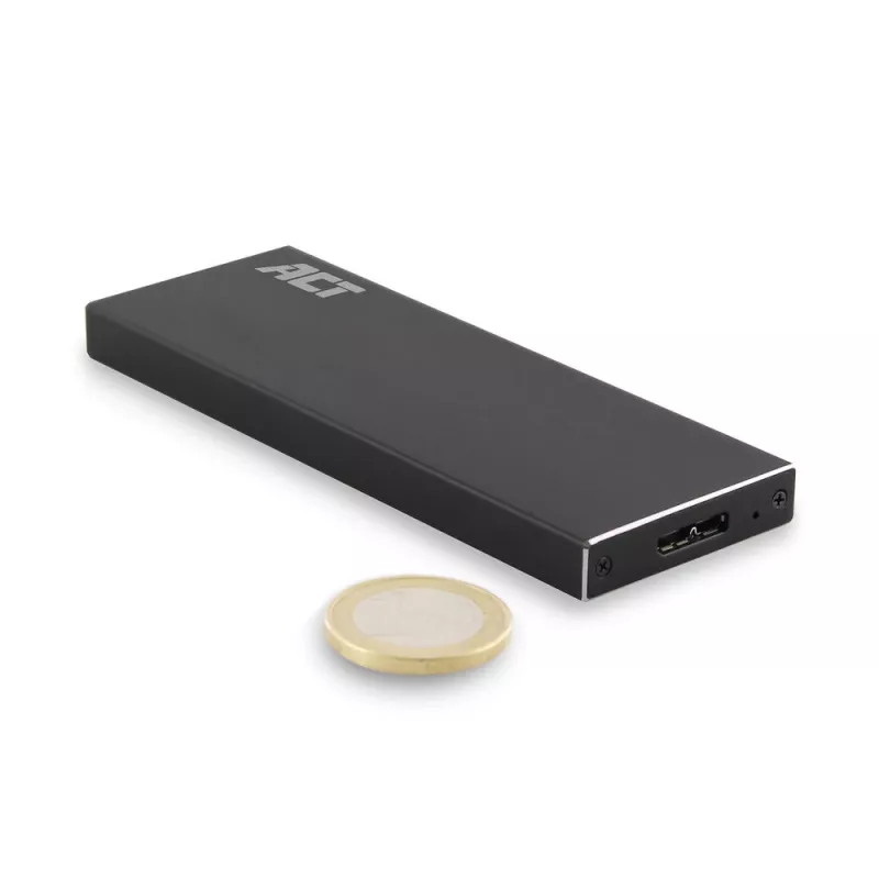 Išorinis SSD dėklas ACT M.2 USB 3.2 Gen1 Juodas 5 Gbit/s