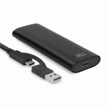 Dėklas SSD ACT AC1615 USB-C M.2 NVMe PCIe 10 Gbit/s Juodas