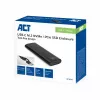 Dėklas SSD ACT AC1615 USB-C M.2 NVMe PCIe 10 Gbit/s Juodas