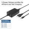 ACT AC2005 USB-C nešiojamojo kompiuterio įkroviklis 65W, Power Delivery, 3 m