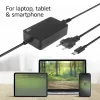 ACT AC2005 USB-C nešiojamojo kompiuterio įkroviklis 65W, Power Delivery, 3 m