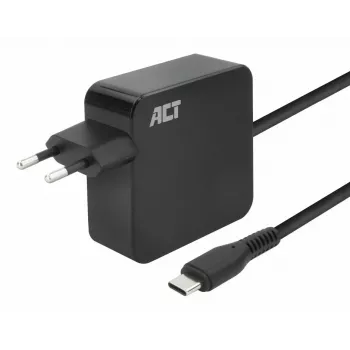 ACT USB-C sieninis nešiojamojo kompiuterio įkroviklis 65W su Power Delivery profiliais, 2 metrai