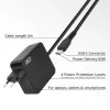 ACT USB-C sieninis nešiojamojo kompiuterio įkroviklis 65W su Power Delivery profiliais, 2 metrai