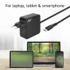 ACT USB-C sieninis nešiojamojo kompiuterio įkroviklis 65W su Power Delivery profiliais, 2 metrai
