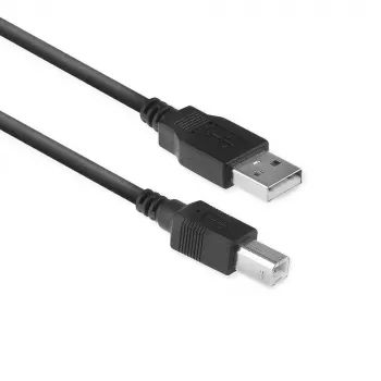 ACT USB 2.0 jungiamasis laidas A kištukas - B kištukas 1 metras Juodas