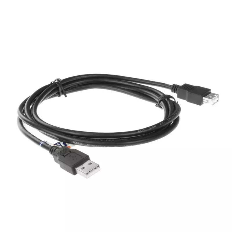 ACT USB 2.0 ilginimo laidas A kištukas - A lizdas 1,8 m, Zip maišelis