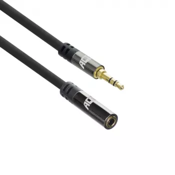 ACT 5 metrų aukštos kokybės garso ilginimo kabelis 3,5 mm stereo jack kištukas – lizdas