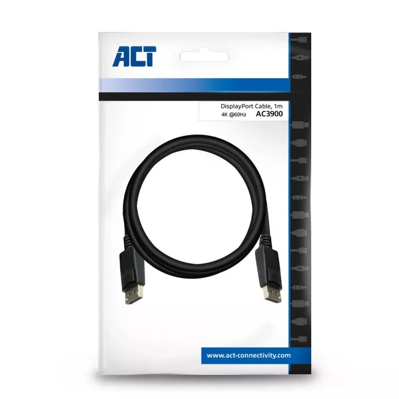 ACT DisplayPort kabelis vyriškas – vyriškas 1 m AC3900