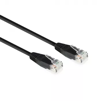 ACT Black 15.0 metro CAT6 U/UTP patch laidas su RJ45 jungtimis