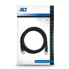 ACT Black 15.0 metro CAT6 U/UTP patch laidas su RJ45 jungtimis