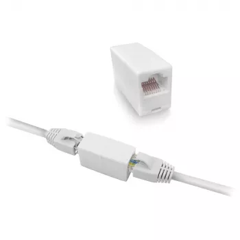 Modulinis RJ-45 jungiklis ACT AC4105 Baltas 1×RJ-45 2×RJ-45