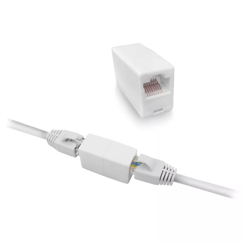 Modulinis RJ-45 jungiklis ACT AC4105 Baltas 1×RJ-45 2×RJ-45