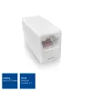 Modulinis RJ-45 jungiklis ACT AC4105 Baltas 1×RJ-45 2×RJ-45
