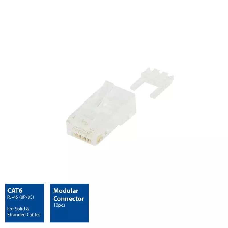 ACT Modular RJ-45 Jungtis CAT6 10 vnt.