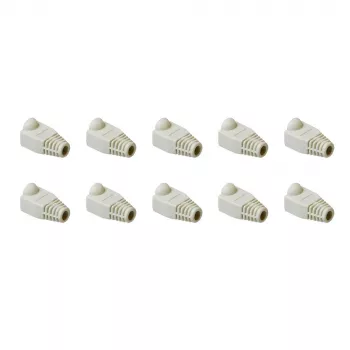 ACT UTP kabelio gaubtukai, RJ45, pilki, 10 vnt.
