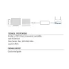 Tinklo adapteris ACT AC4410 Ethernet 1000 Mbit/s laidinis USB
