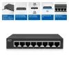 Nevaldomas jungiklis ACT AC4418 8 prievadų Gigabit Ethernet 10/100/1000