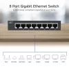 Nevaldomas jungiklis ACT AC4418 8 prievadų Gigabit Ethernet 10/100/1000