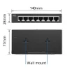 Nevaldomas jungiklis ACT AC4418 8 prievadų Gigabit Ethernet 10/100/1000