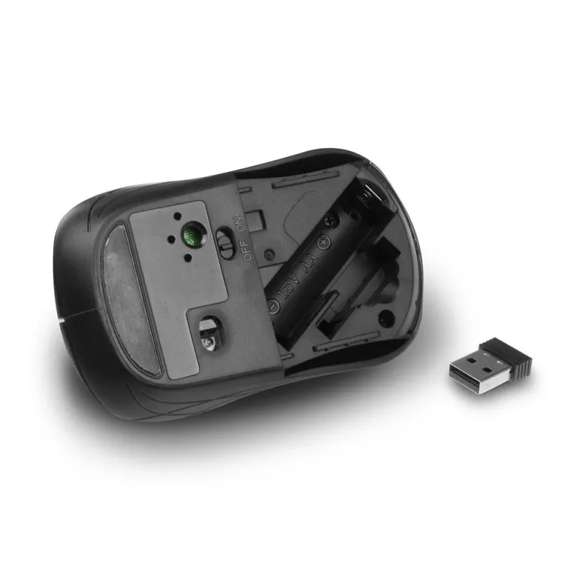 Belaidė pelė ACT Wireless Mouse 1600 DPI optinė dešinei rankai 4 mygtukai