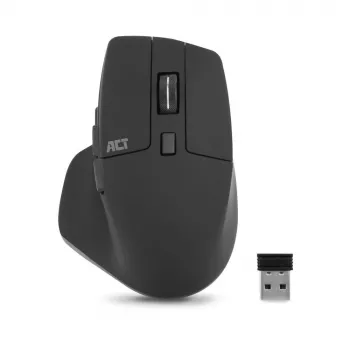 ACT belaidė pelė AC5146 su Bluetooth ir USB-A imtuvu, 2400 DPI, tyliu spragtelėjimu, ekologiška