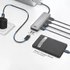 USB šakotuvas ACT AC6125 3.2 Gen 1 Type-A 5000 Mbit/s pilkas