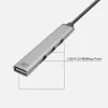 ACT AC6225 USB 2.0 4 prievadų šakotuvas, pilkas aliuminis