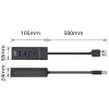 ACT AC6300 USB 3.2 Gen 1 4 prievadų USB Type-A šakotuvas, 5000 Mbit/s, juodas