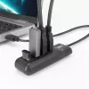 ACT AC6320 USB 3.2 Gen 1 4 prievadų USB-A šakotuvas, juodas