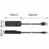 ACT AC6320 USB 3.2 Gen 1 4 prievadų USB-A šakotuvas, juodas