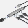 ACT AC6325 USB 3.2 Gen 1 Type-A USB šakotuvas 4 prievadai pilka spalva
