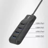 ACT AC6420 USB-C centrinis įrenginys 4x USB-A 3.2 Gen 1 juodas