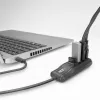 ACT AC6420 USB-C centrinis įrenginys 4x USB-A 3.2 Gen 1 juodas