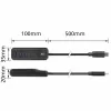 ACT AC6420 USB-C centrinis įrenginys 4x USB-A 3.2 Gen 1 juodas