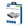 ACT USB-C kelių prievadų adapteris AC7022 – HDMI, USB-A, PD 60W