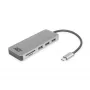 ACT USB-C 3.0 stotelė, 3x USB-A, kortelių skaitytuvas, PD perdavimas