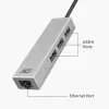 USB-C Hub ACT AC7055 3x USB-A Gigabit Ethernet