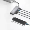 ACT AC7072 USB 3.2 Gen 1 Type-C centrinis įrenginys 5000 Mbit/s juoda pilka
