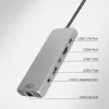 ACT USB-C 4K / 8K 30Hz dokavimo stotelė su 1 HDMI monitoriumi, 2,5 Gigabit eternetu, USB-C 10Gbps, USB-A 10Gbps, 3,5 mm garso išvestimi, PD praėjimu