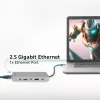 ACT USB-C 4K / 8K 30Hz dokavimo stotelė su 1 HDMI monitoriumi, 2,5 Gigabit eternetu, USB-C 10Gbps, USB-A 10Gbps, 3,5 mm garso išvestimi, PD praėjimu
